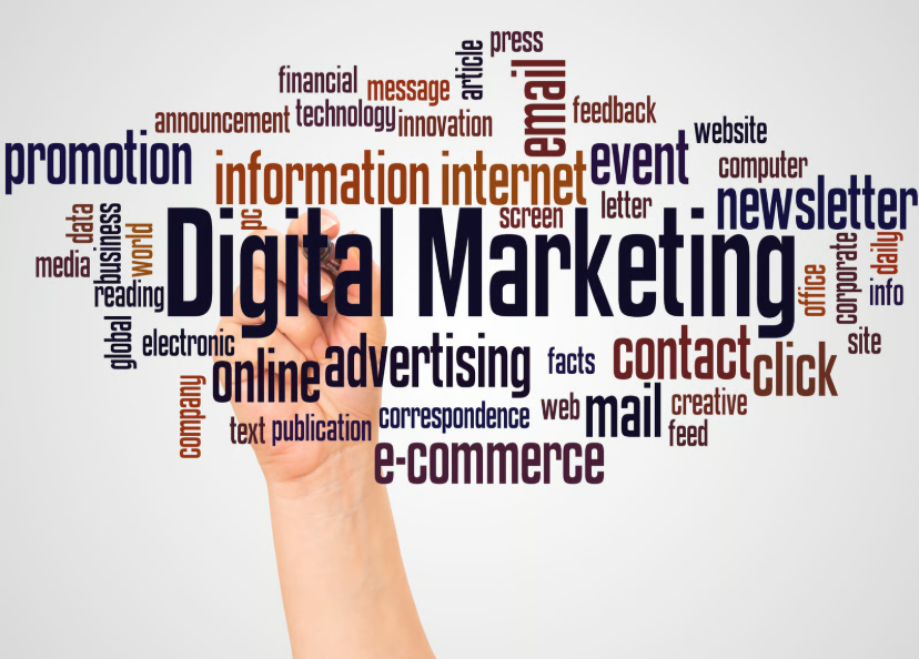 What are the 4 types of digital marketing?